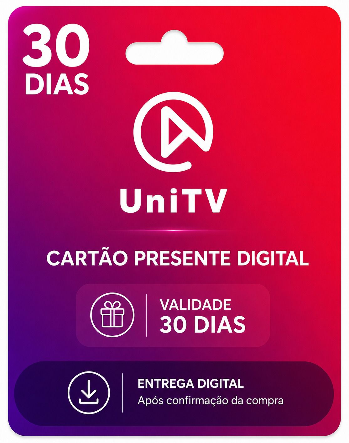 UniTV Mensal 30 Dias